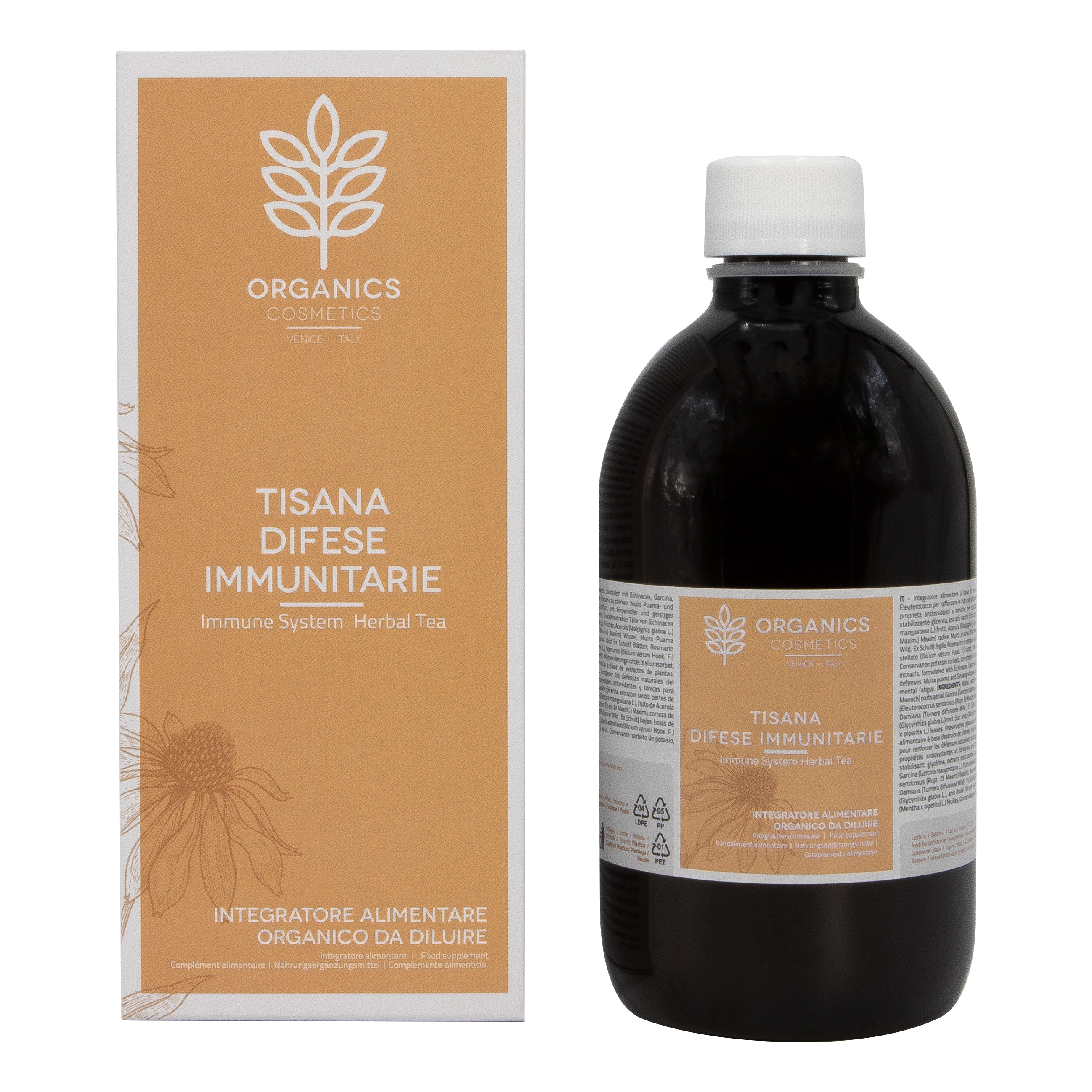 Organics cosmetics tisana difese immunitarie