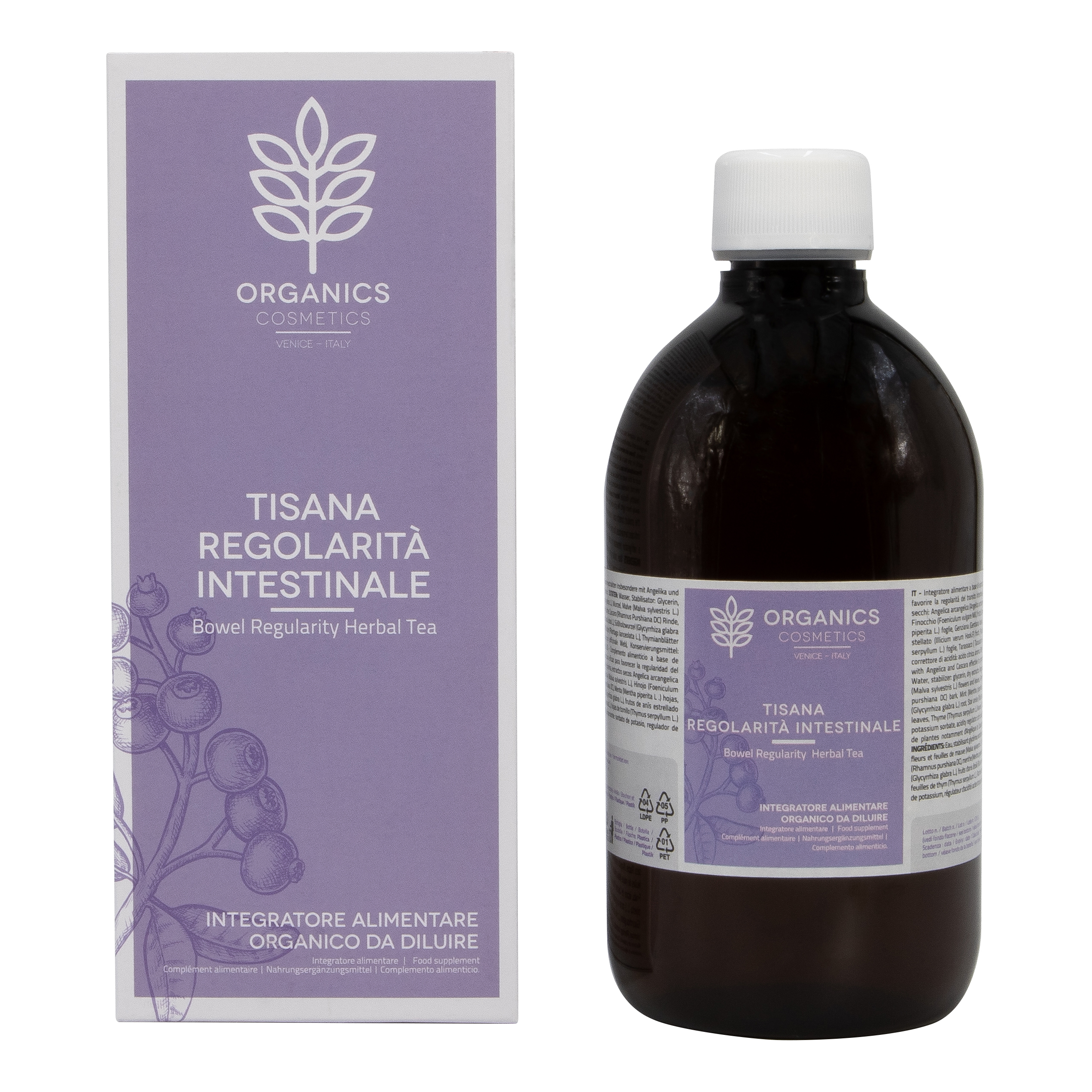 Organics cosmetics tisana regolarita' intestinale