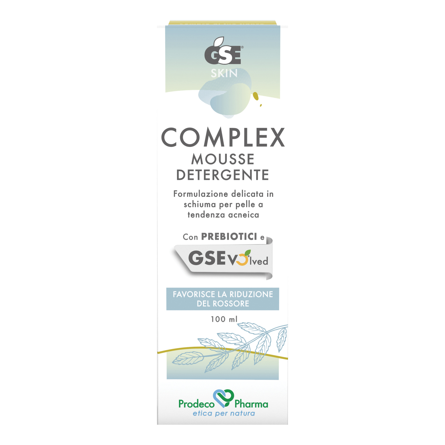skin complex mousse detergente pelle a tendenza acneica