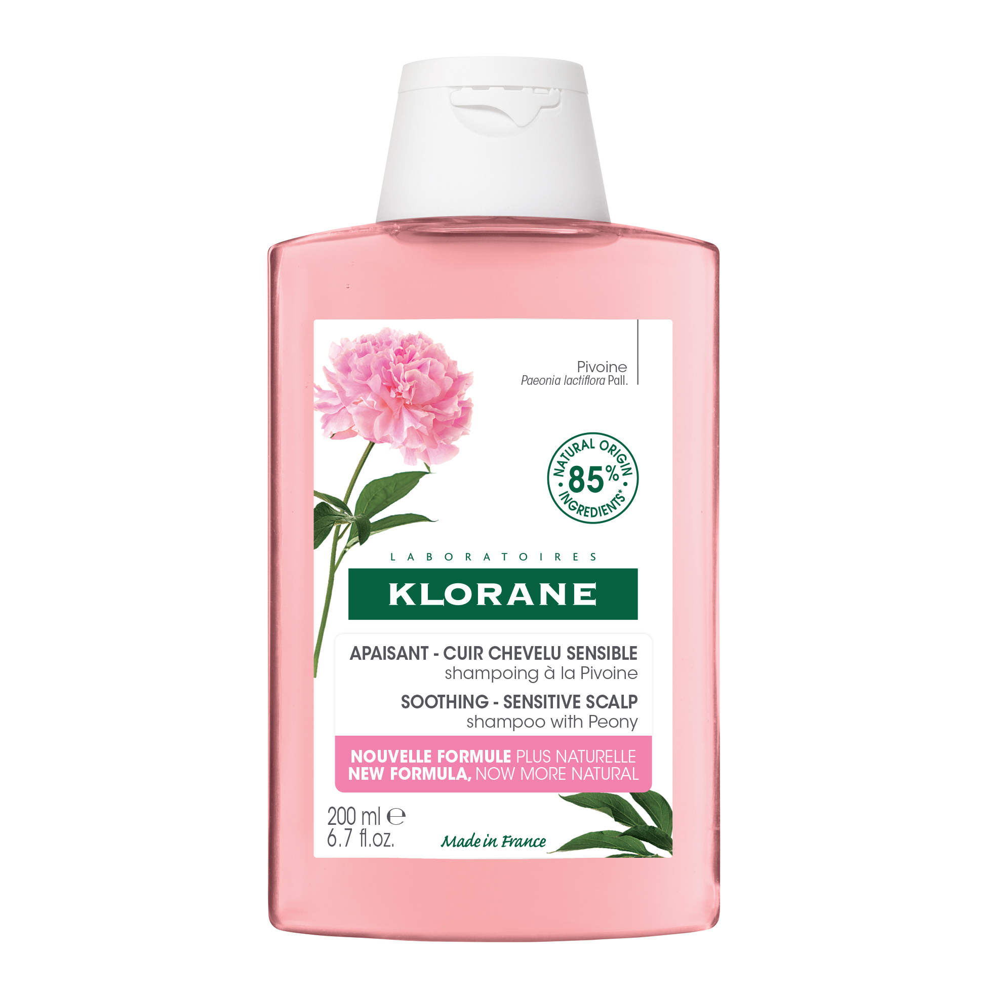 Klorane shampoo peonia 200 ml