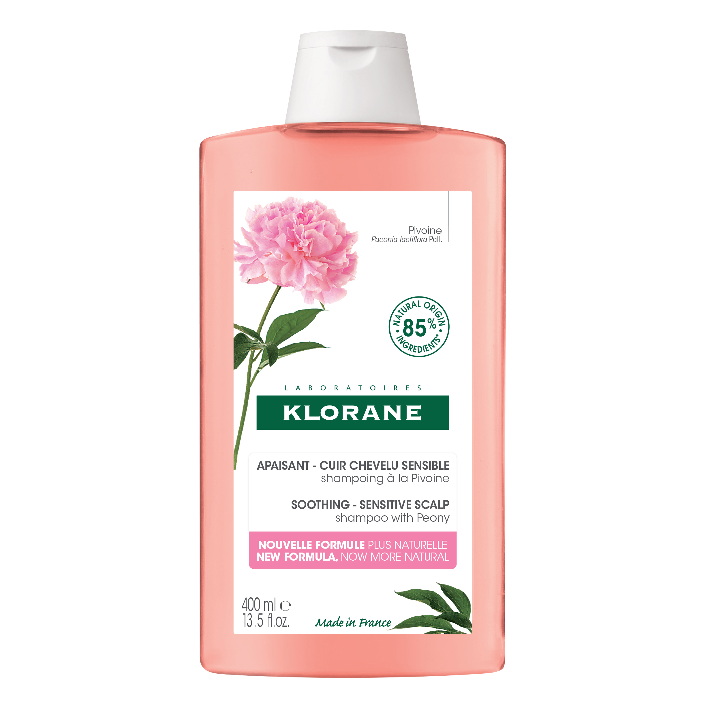 Klorane shampoo peonia 400 ml