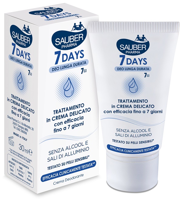 Italsilva Commerciale Srl Crema Sauber Deocare Deodorante In 7 Giorni - Adatto Per Pelle Sensibile - 30 Ml - Immagine 5