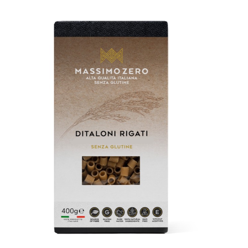 Massimo zero ditaloni mais-riso 400 g