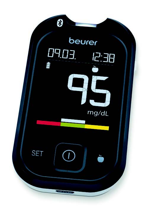 Beurer glucometro gl49 meter mg/dl bluetooth