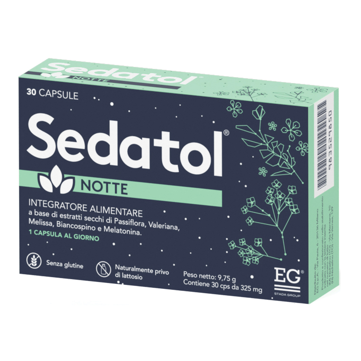 Sedatol Notte Integratore Per Il Sonno e Jet lag 30 Capsule
