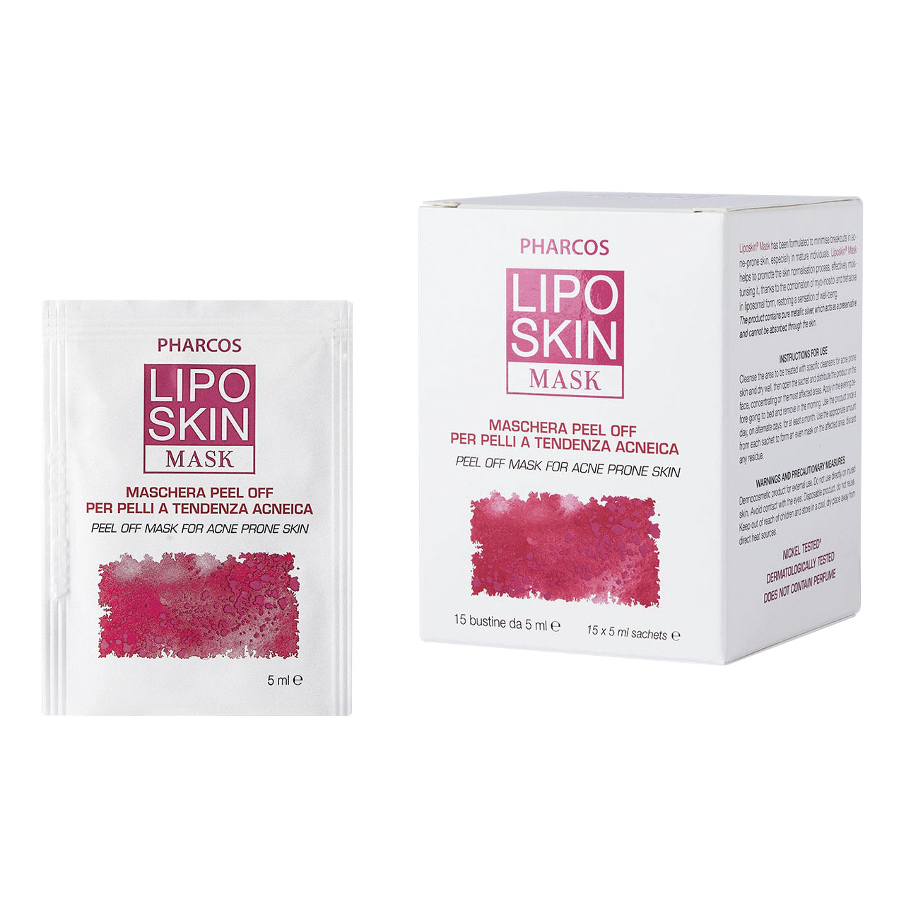 Liposkin Mask Pharcos 15 Bustine