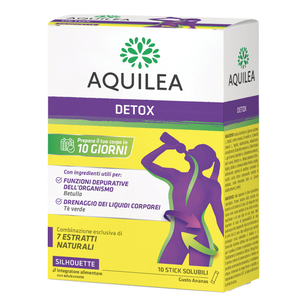 Aquilea detox 10 stick da 15 ml