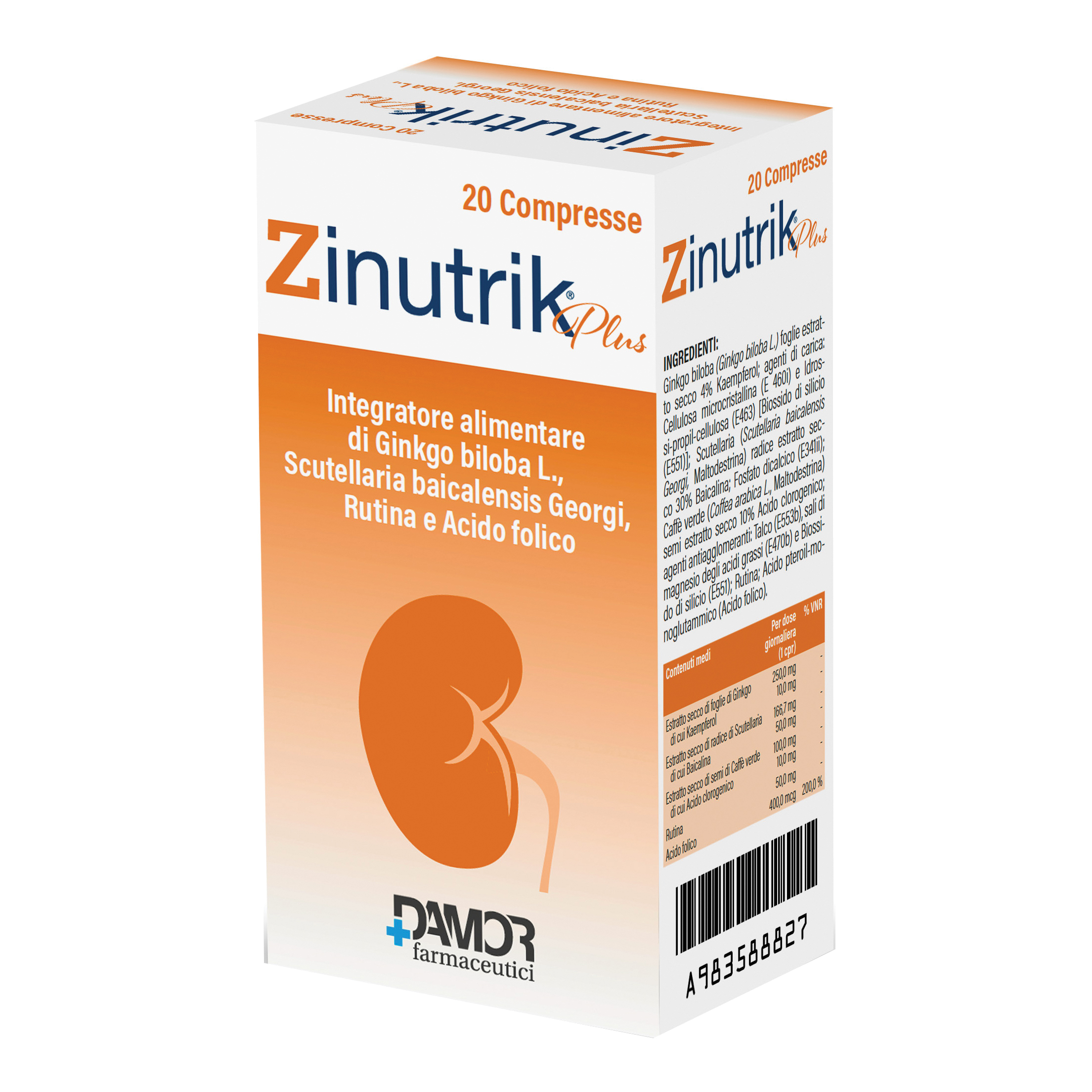 Zinutrik plus 20 compresse