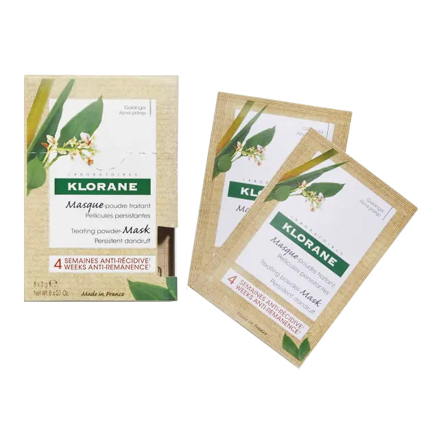 Klorane shampoo maschera 2in1 8 bustine da 3 g