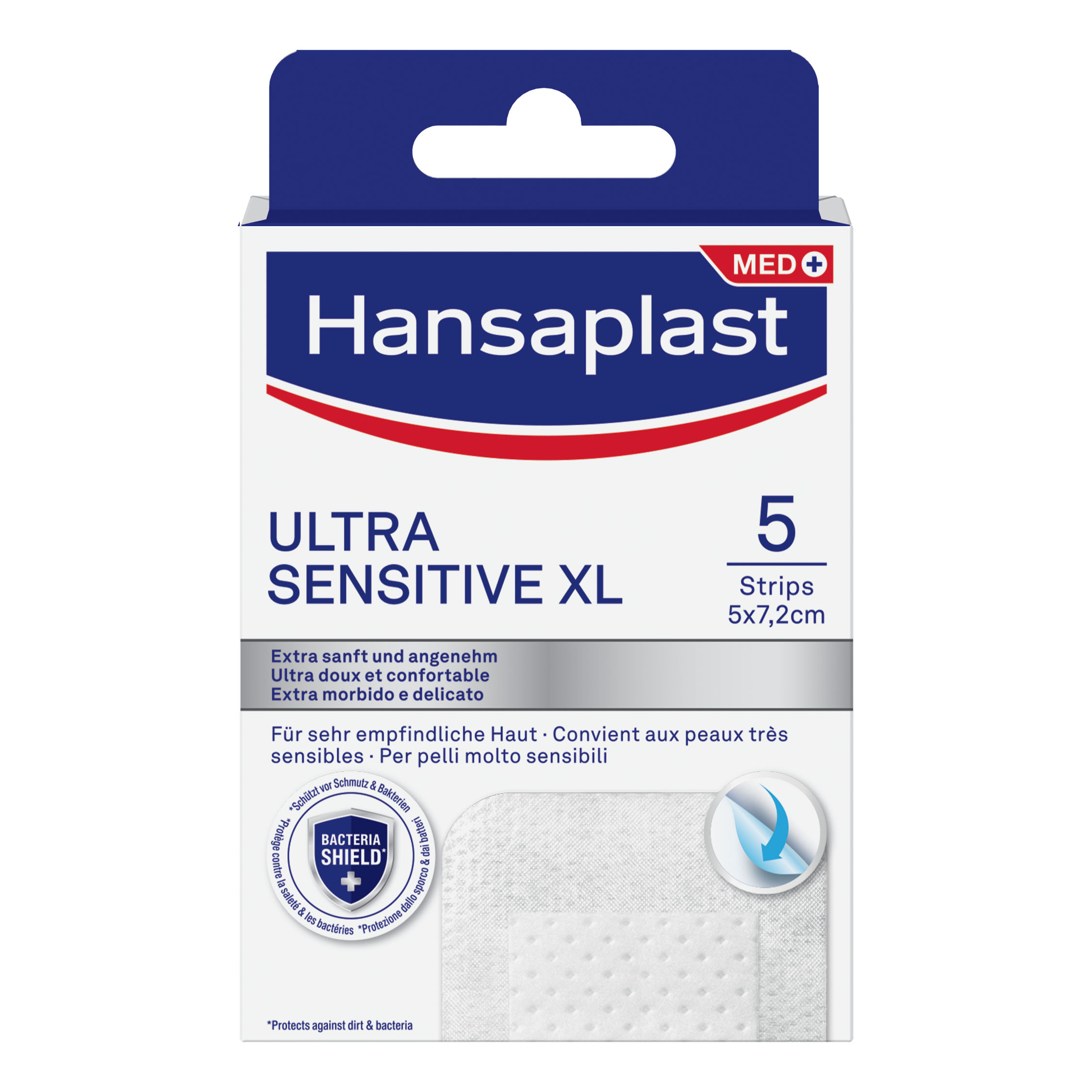 Cerotto hansaplast ultrasensitive xl 5 pezzi