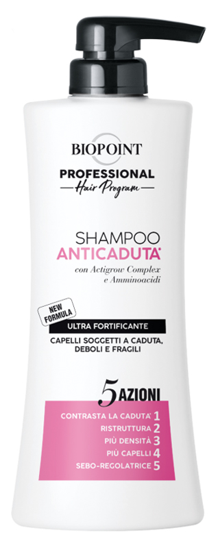 BIOPOINT - Shampoo anticaduta rinforzante e fortificante 400 ml