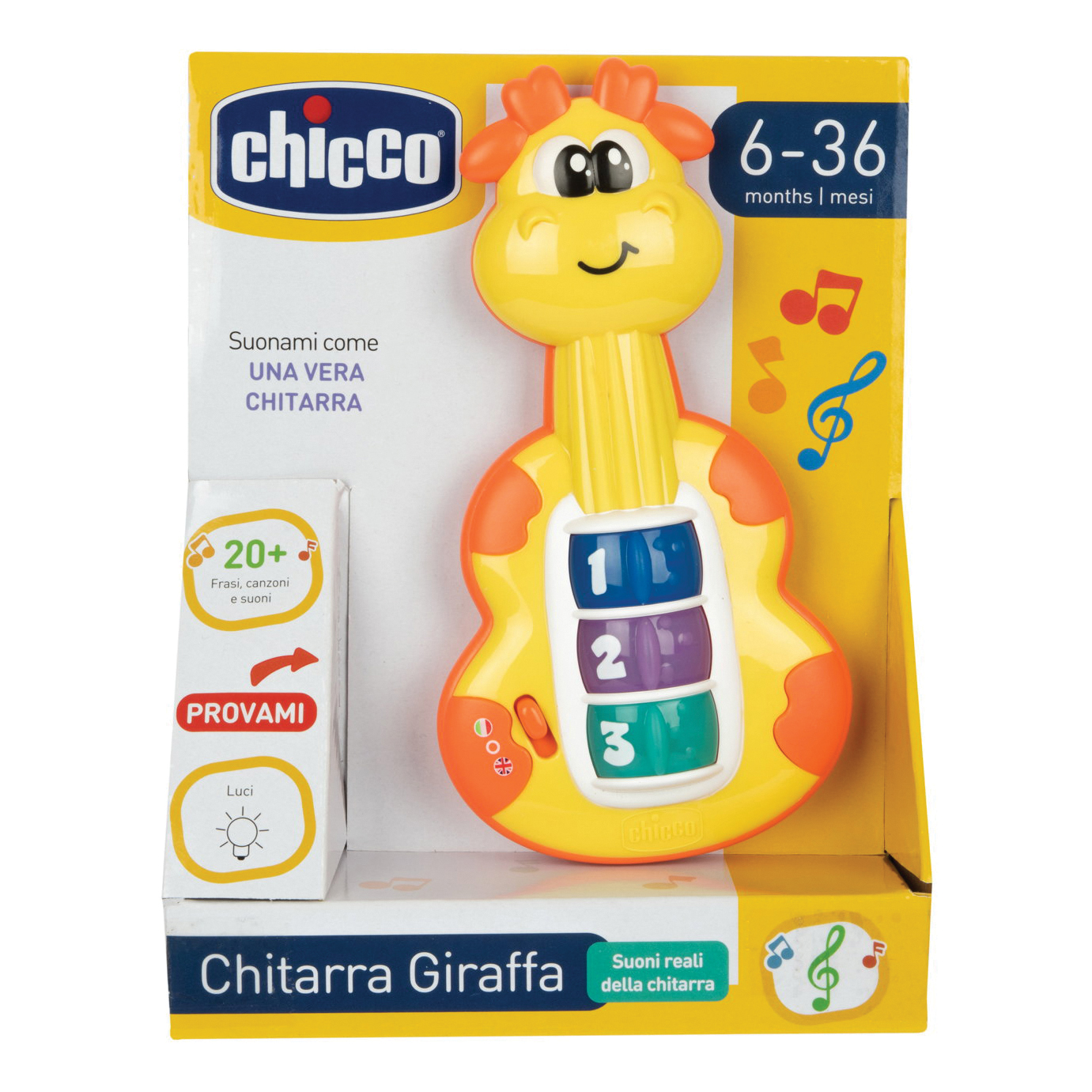 Chicco gioco bs giraffe guitar italian/english
