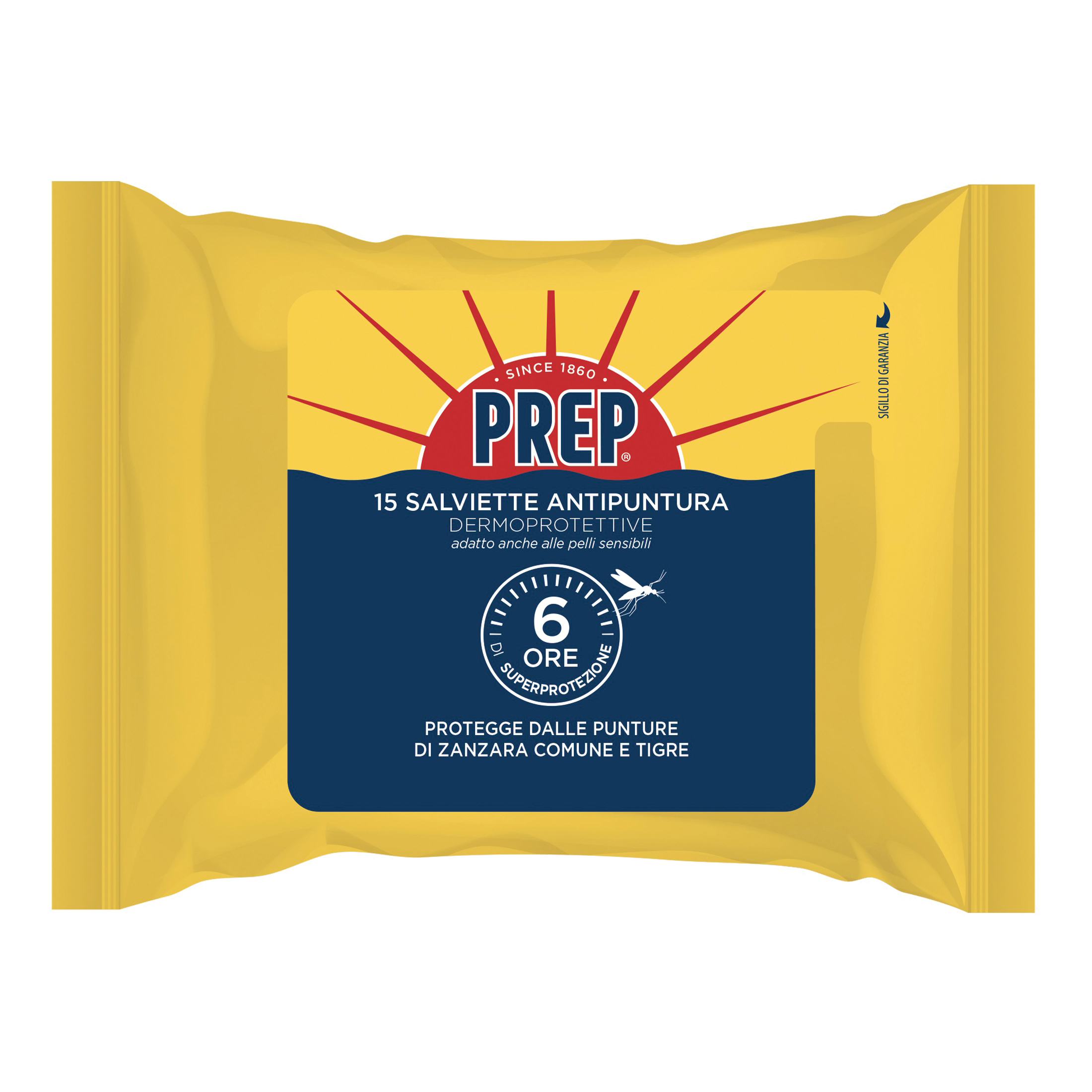 Prep salviette anti puntura dermoprotettivo 15 pezzi