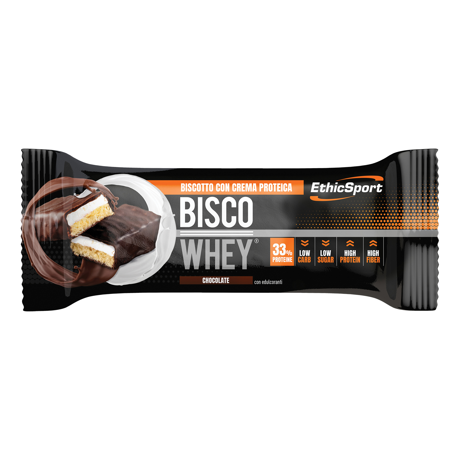 Bisco whey chocolate barretta proteica 40 g