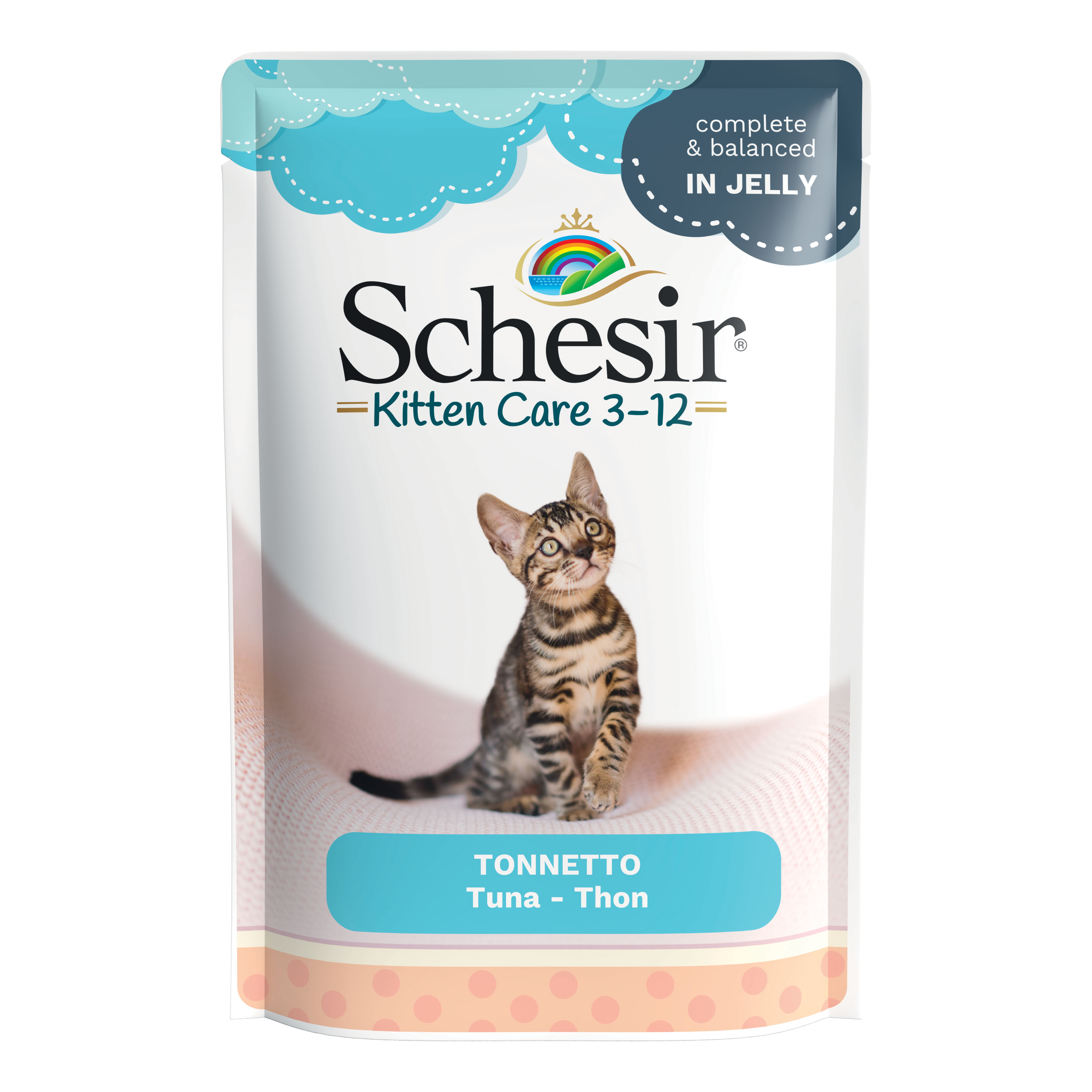Schesir Gatto Busta In Jelly Kitten Tonnetto 85 Gr