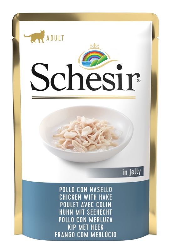 Schesir Gatto Busta In Jelly Adulto Pollo & Nasello 85 Gr
