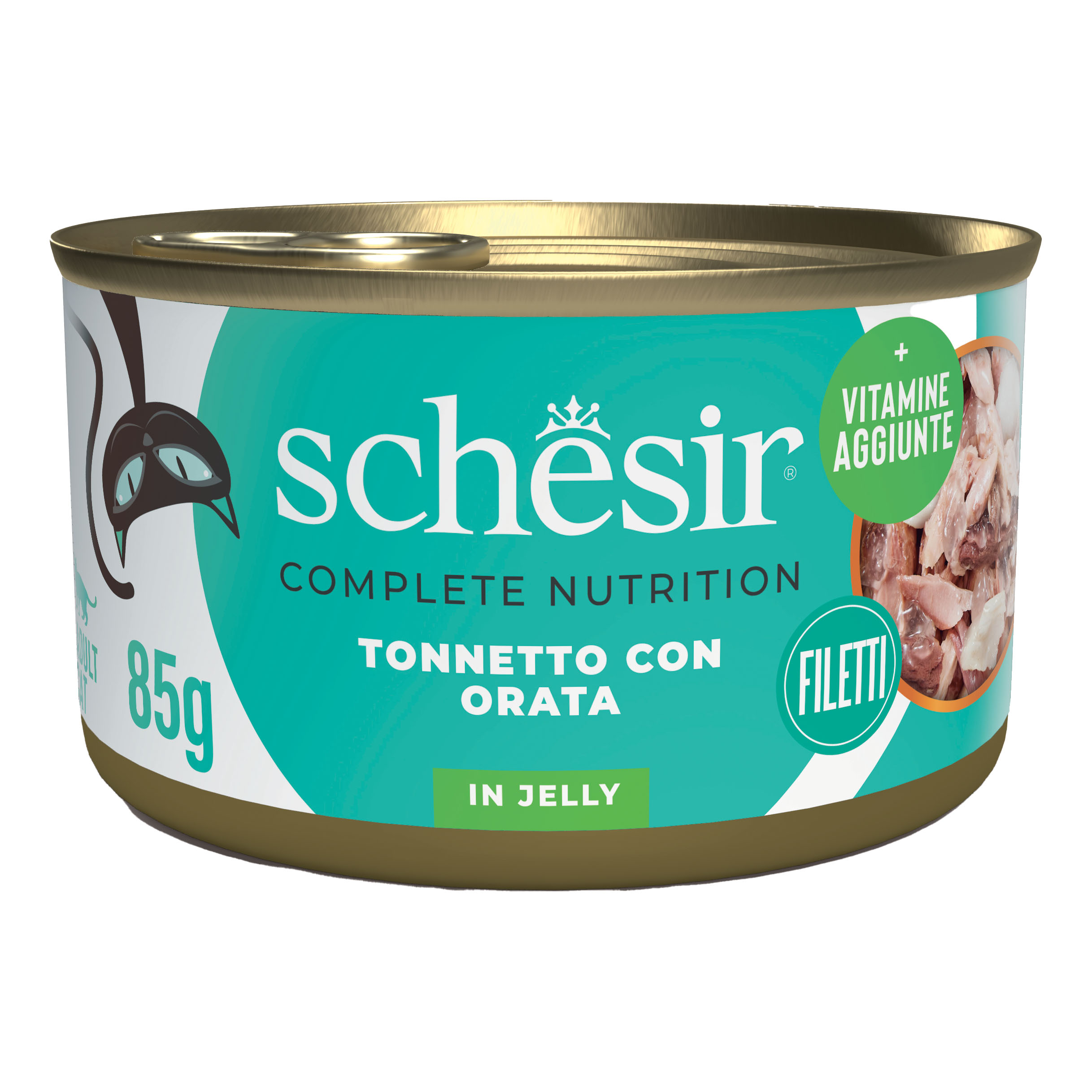 Schesir Gatto Lattina In Jelly Adulto Tonnetto & Orata 85 Gr