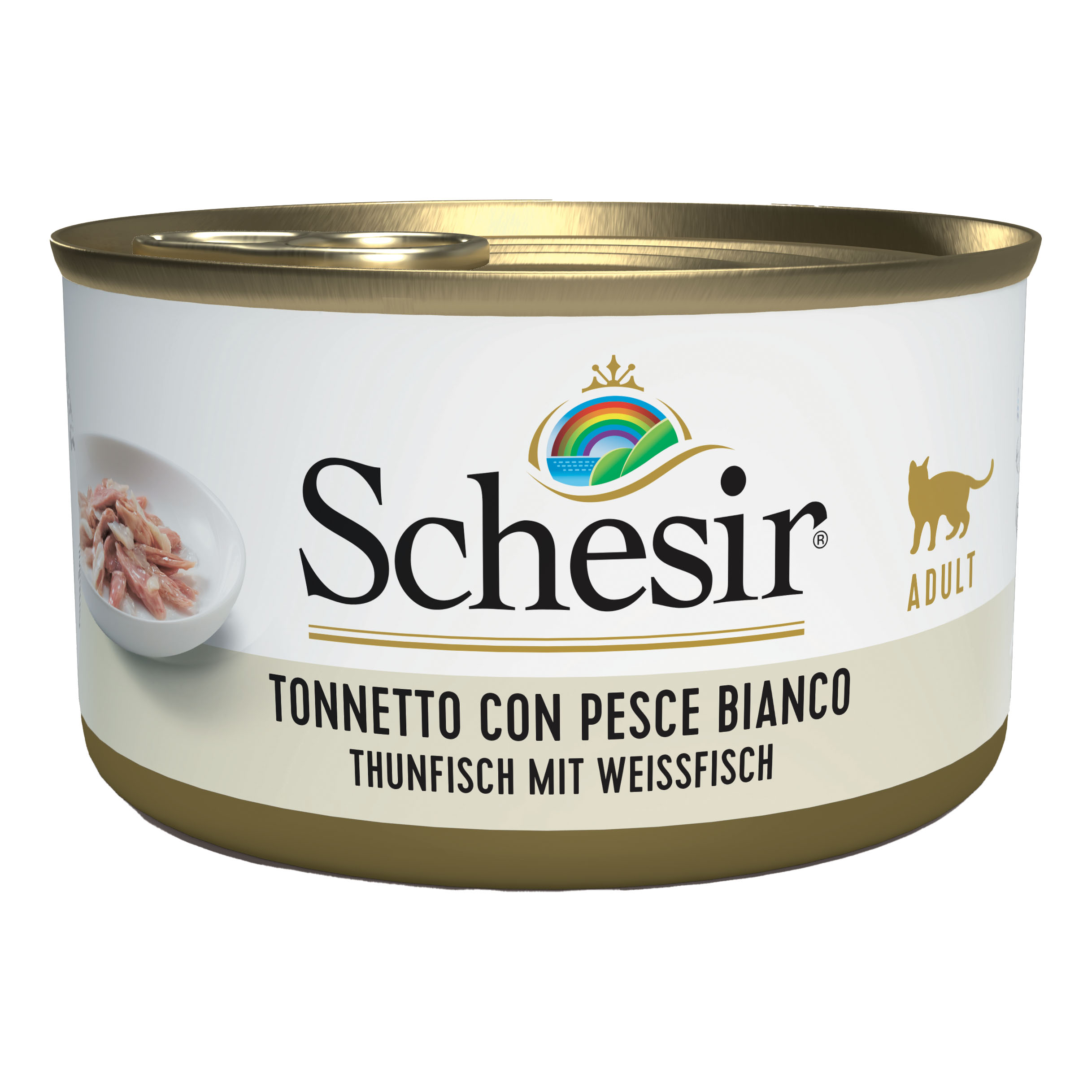 Schesir Gatto Lattina In Jelly Adulto Tonnetto & Pesce Bianco 85 Gr