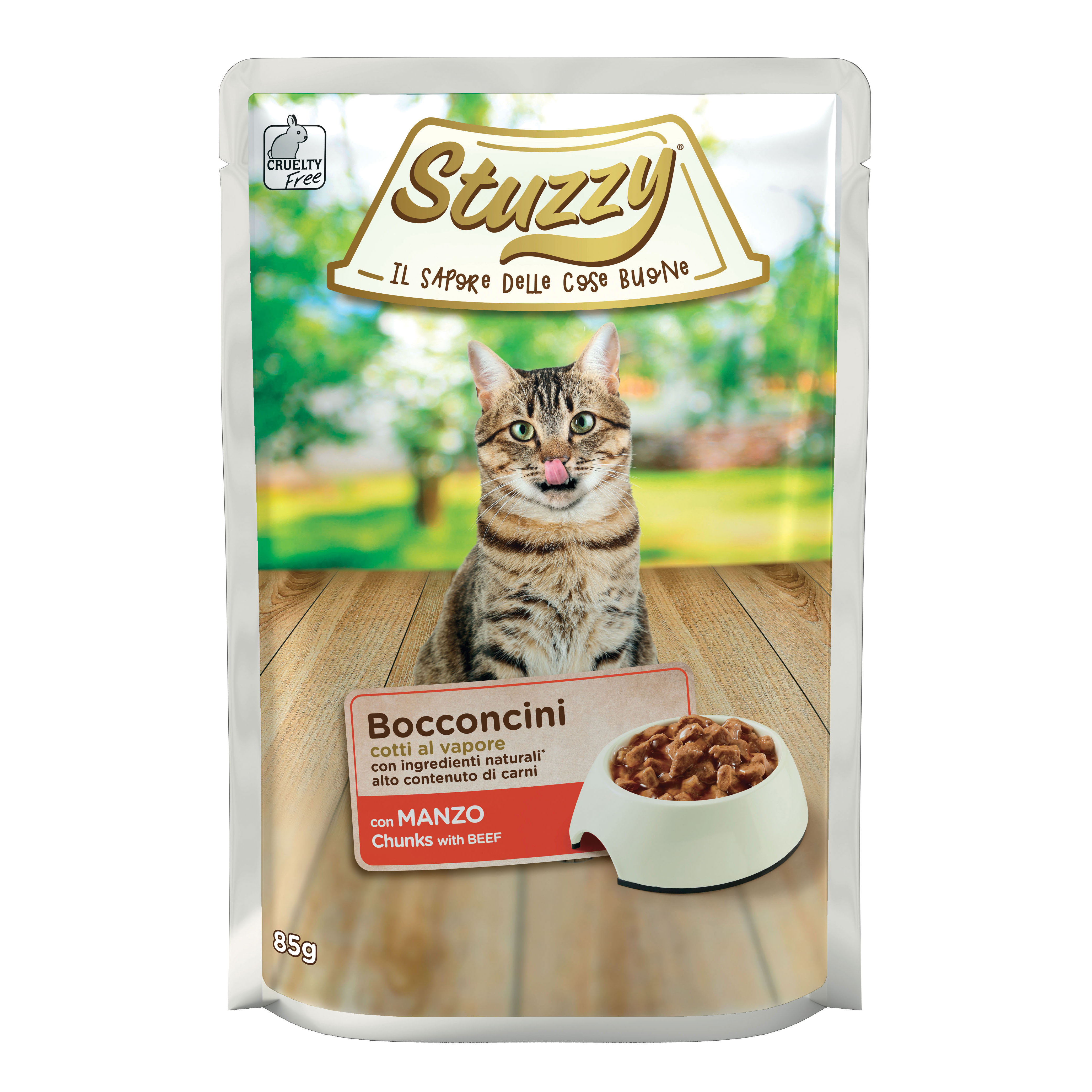 Stuzzy Gatto Bocconcini Busta Adulto Manzo 85 Gr