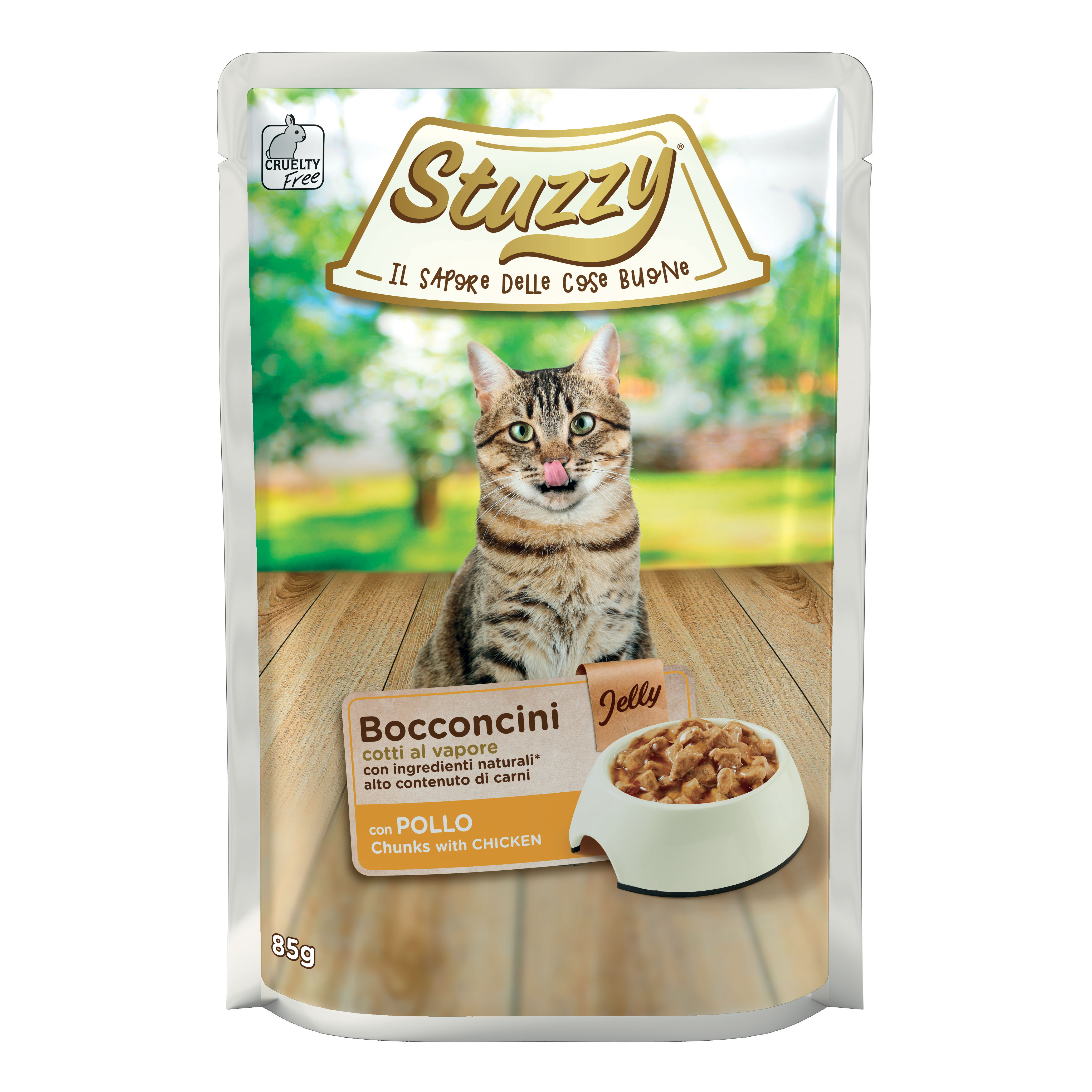 Stuzzy Gatto Bocconcini Jelly Busta Adulto Pollo 85 Gr