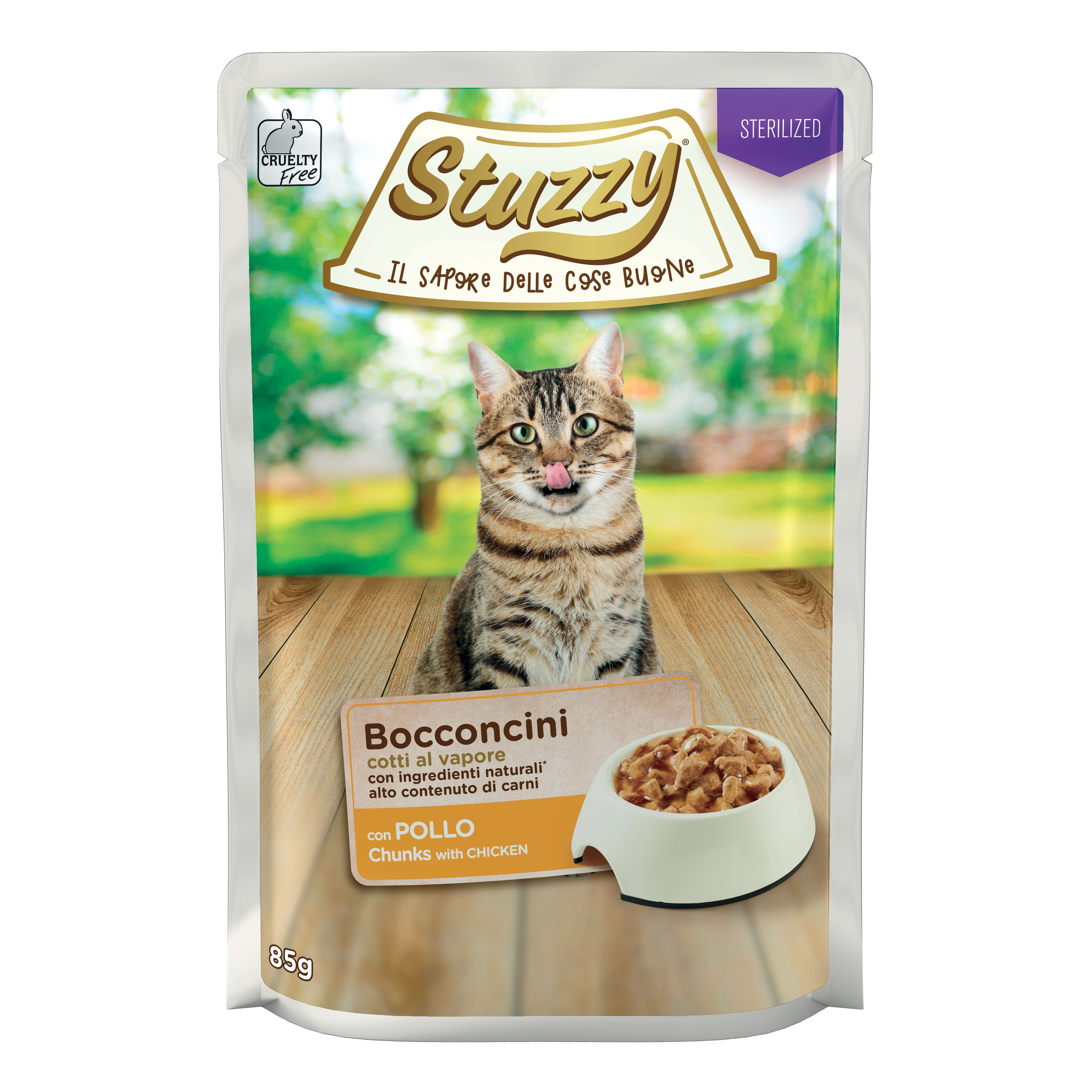 Stuzzy Gatto Bocconcini Busta Adulto Sterilizzato Pollo 85 Gr