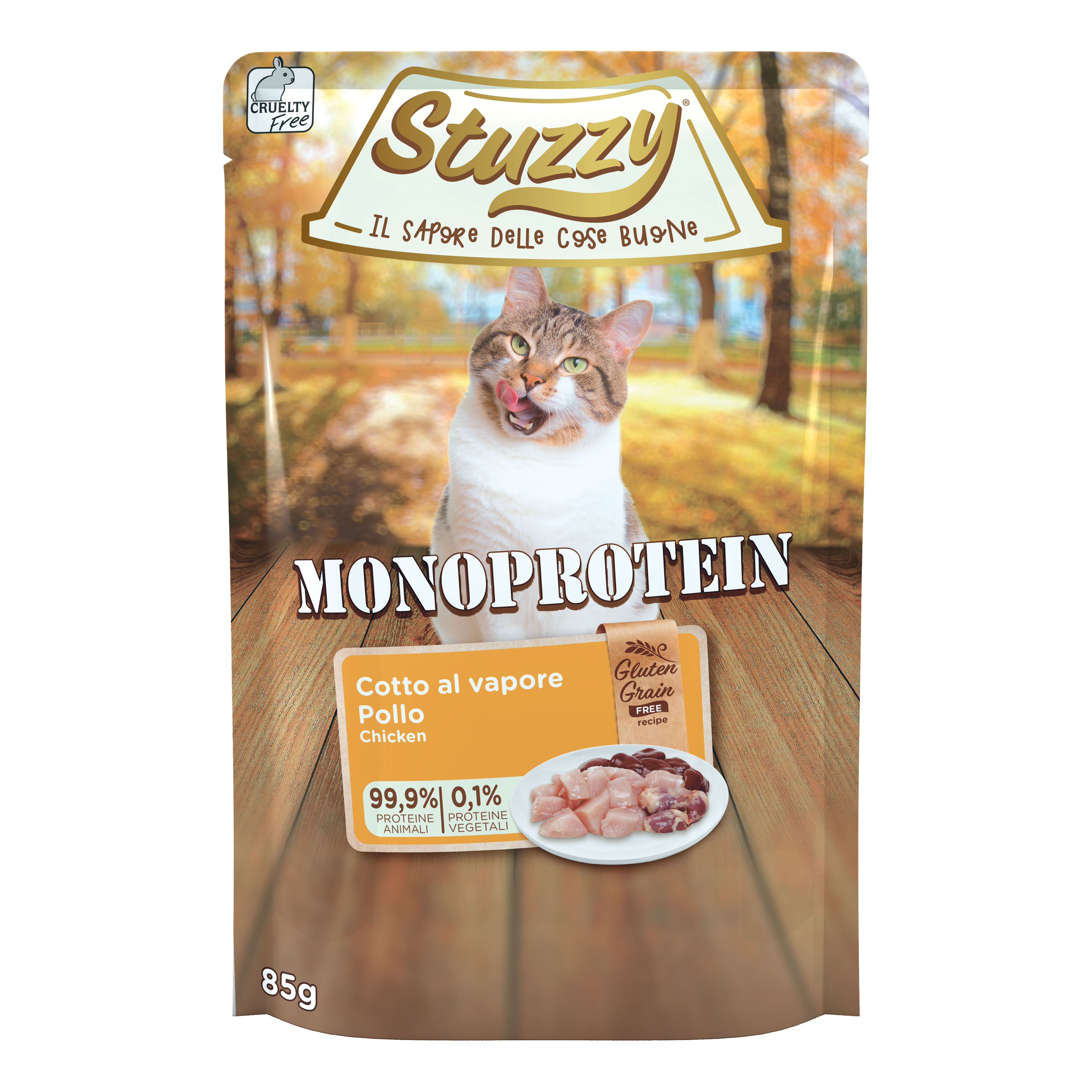 Stuzzy Gatto Monoprotein Busta Adulto Pollo Fresco 85 Gr