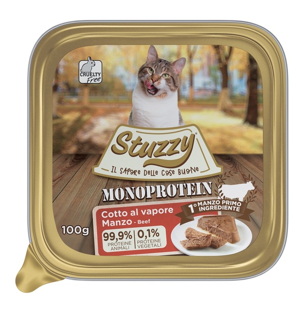 Stuzzy cat monoprotein manzo 100 g