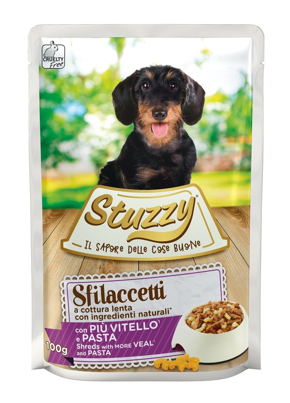 Stuzzy Cane Sfilaccetti Busta Adulto Vitello & Pasta 100 Gr