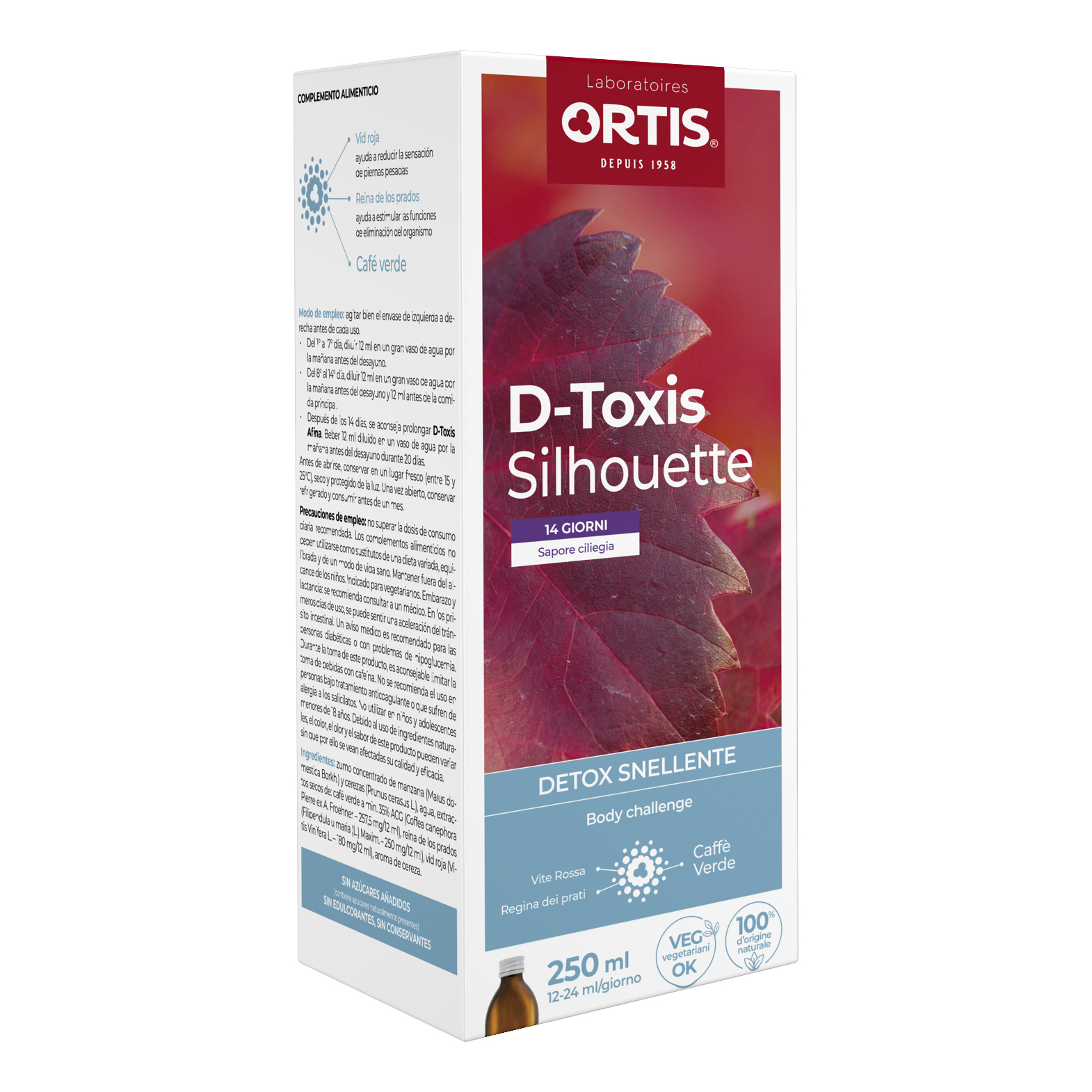 D-toxis silhouette ciliegia 250 ml