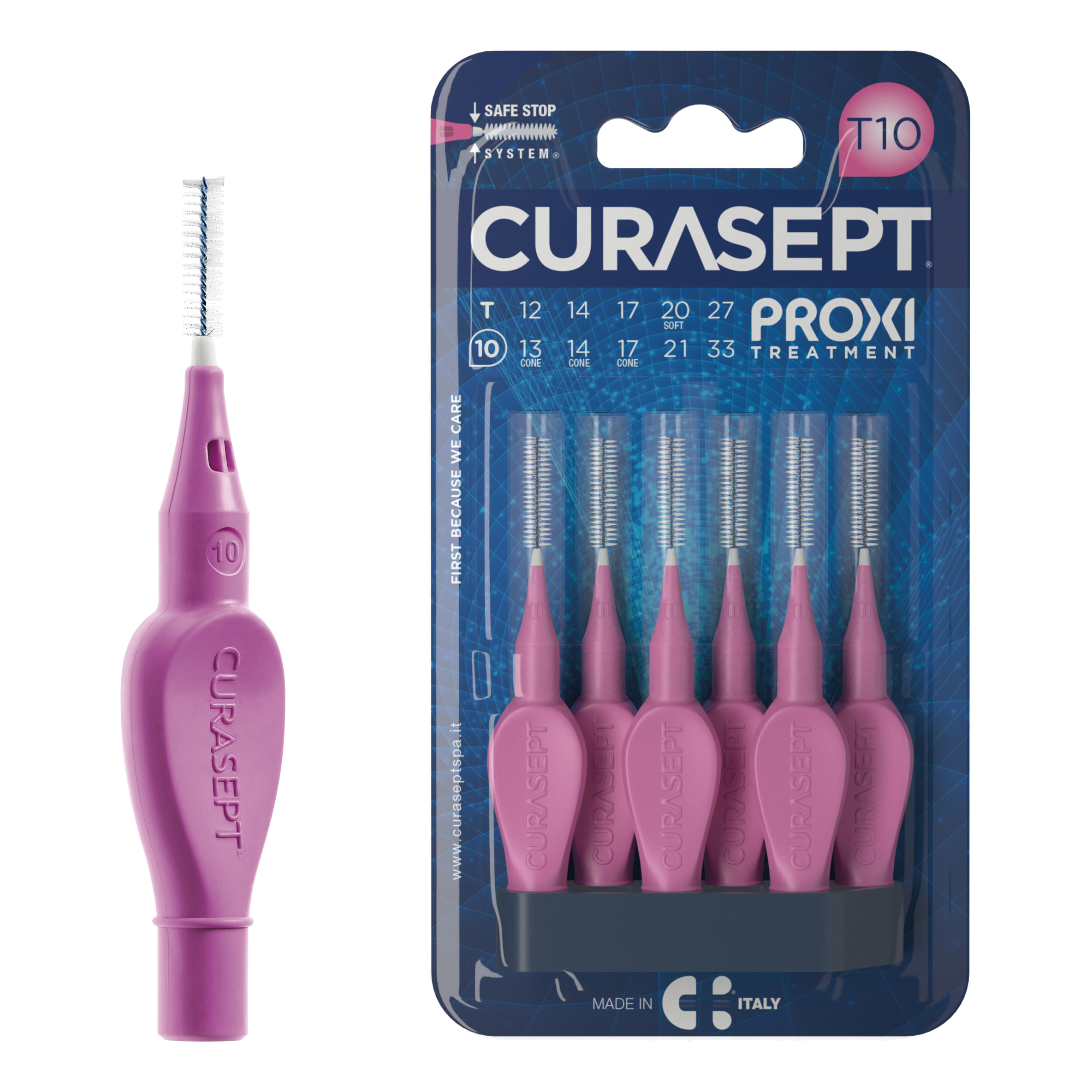 Curasept Scovolino Proxi T10 Fuxia Confezione 6 Pezzi