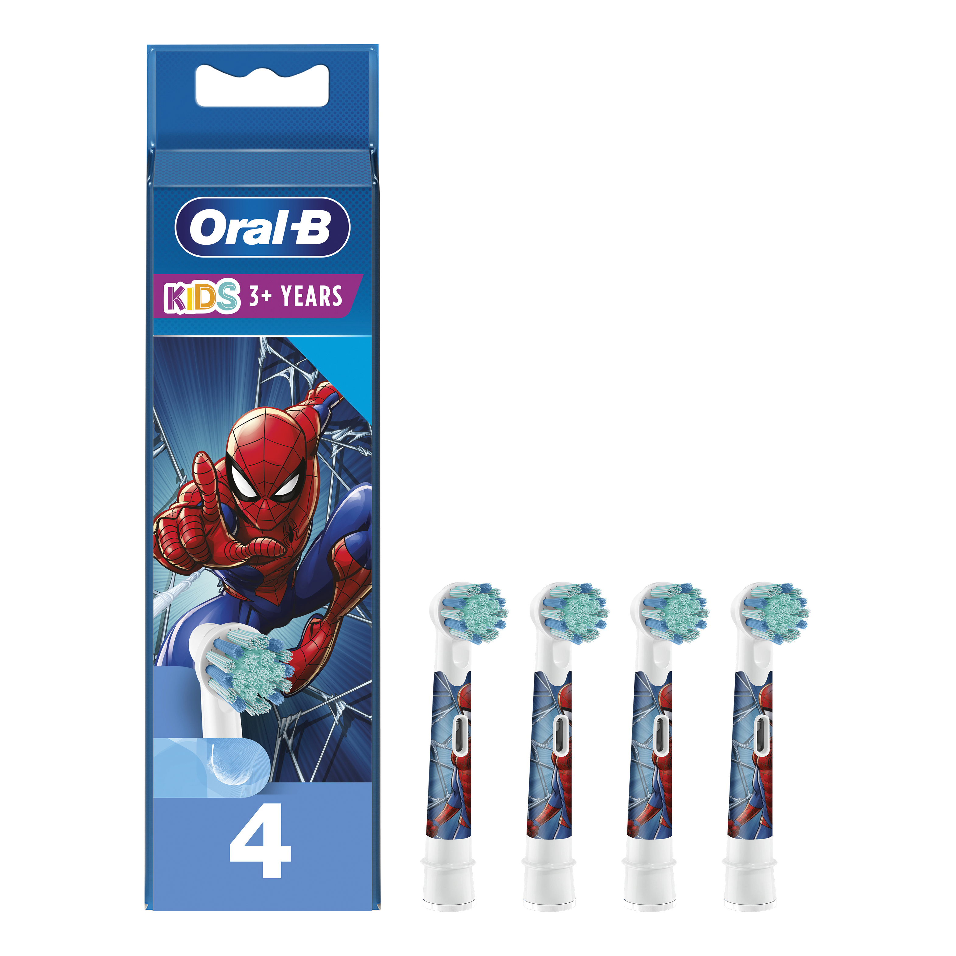 Oralb refill spiderman 4 pezzi