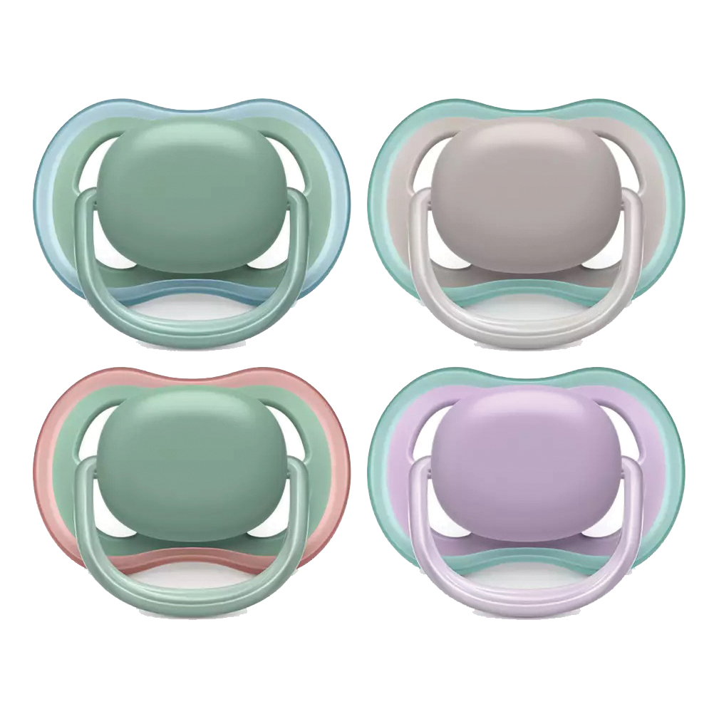 Avent succhietto ultra air 6-18m no deco mixed 2 pezzi