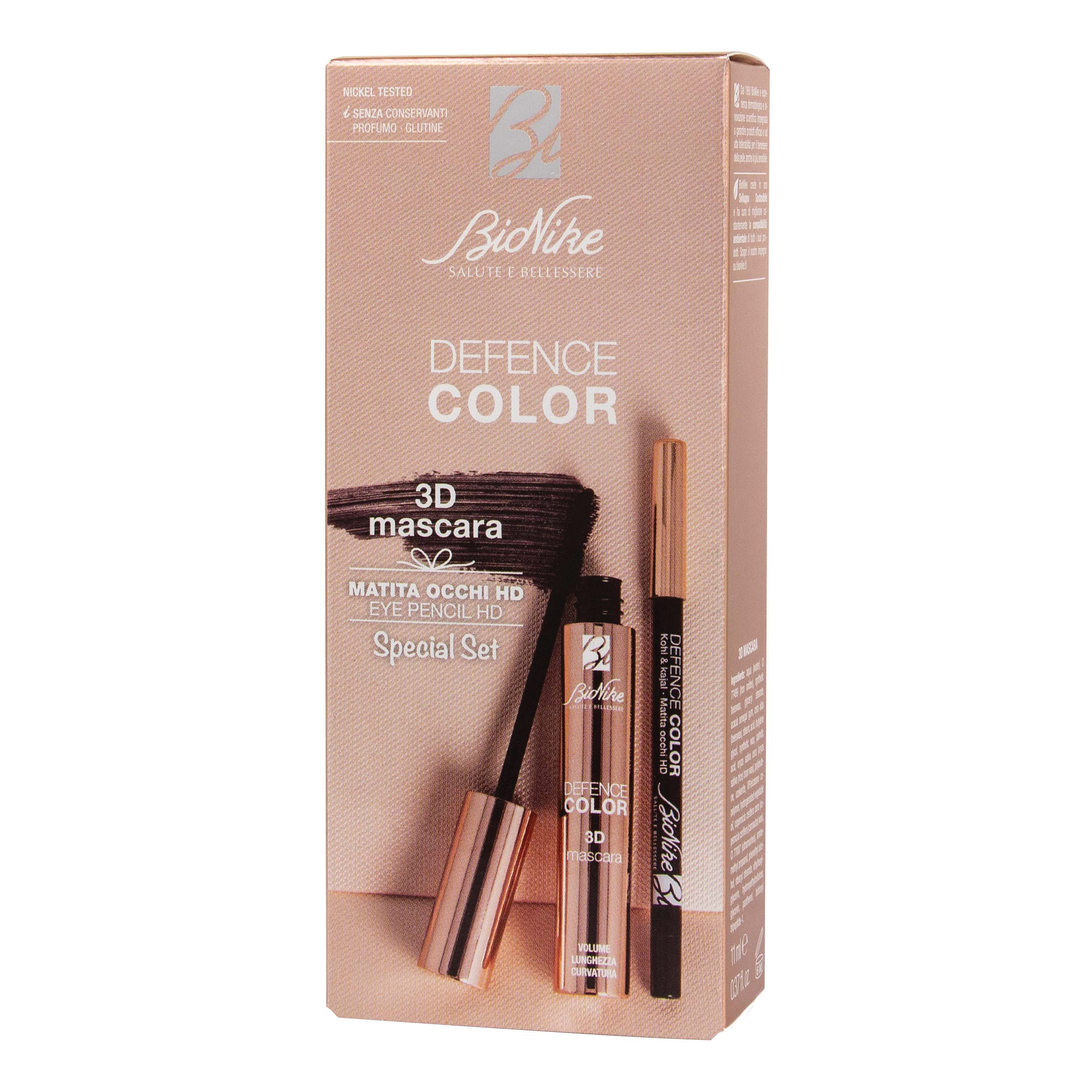 Defence color special set occhi 3d mascara + matita hd301