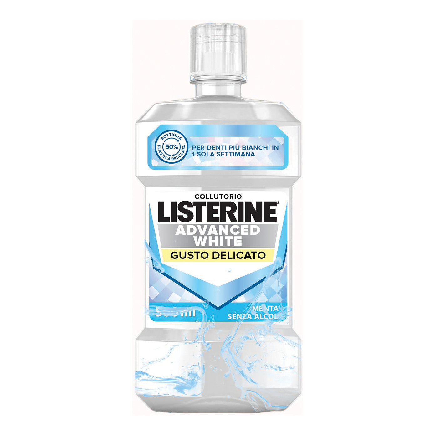 Listerine advanced white gusto delicato bundle 2 x 500 ml