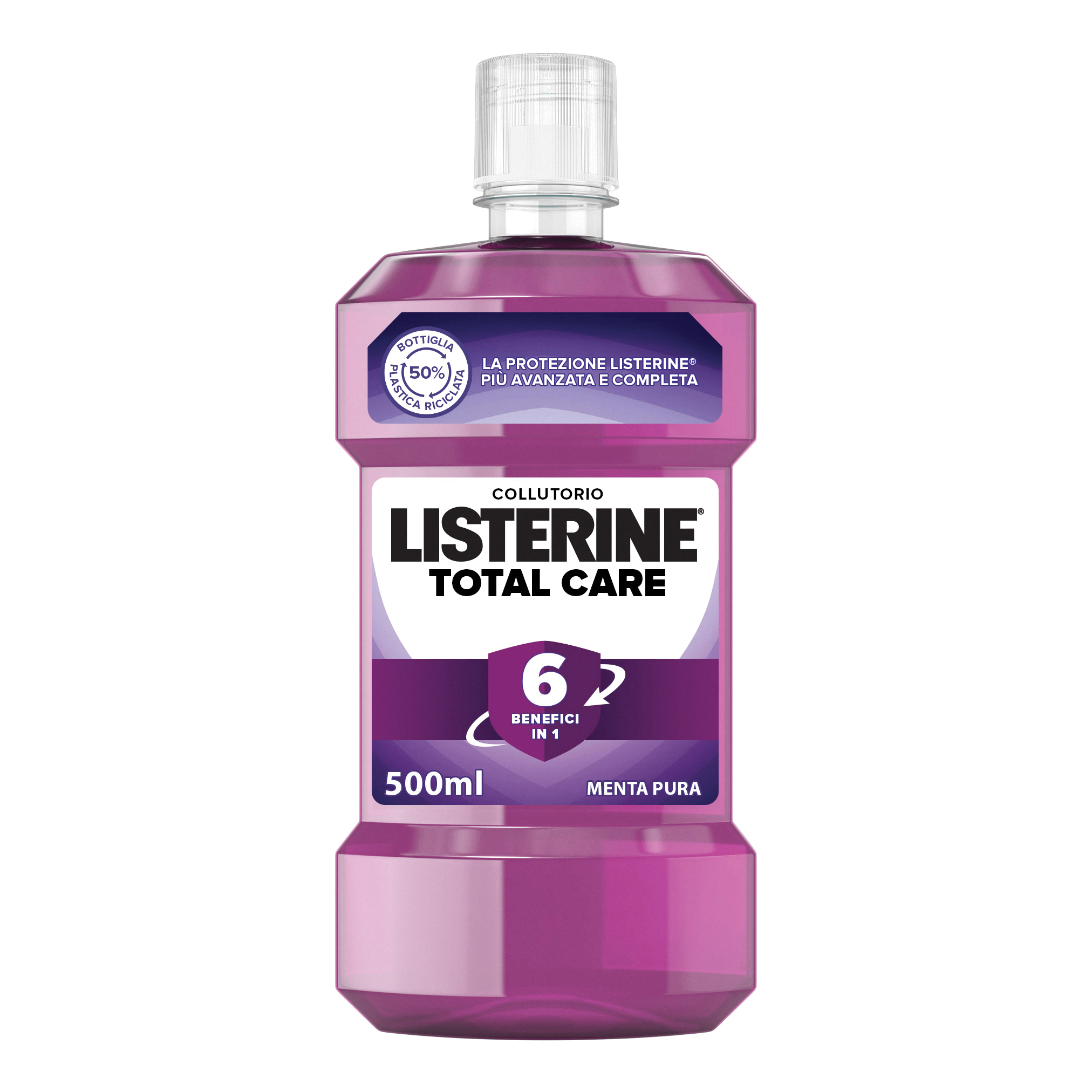 Listerine Total Care Collutorio Antiplacca Antibatterico 500 ml
