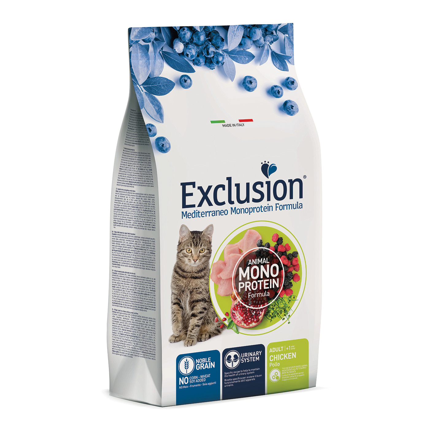 Exclusion Gatto Mediterraneo Adulto Pollo 12 Kg