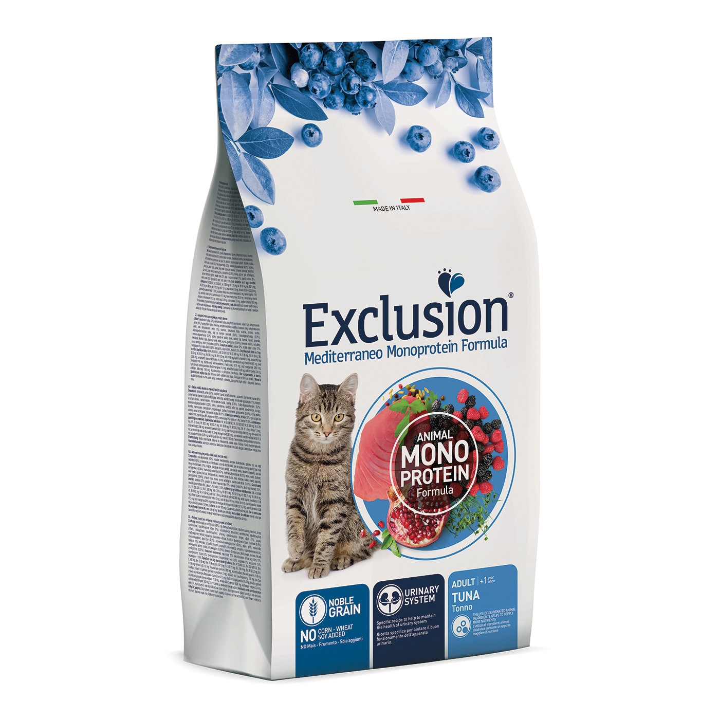 Exclusion Gatto Mediterraneo Adulto Tonno 1,5 Kg