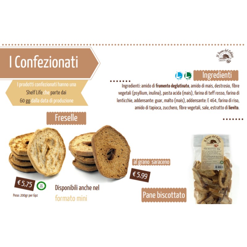 Il forno del celiaco freselle mini 220 g