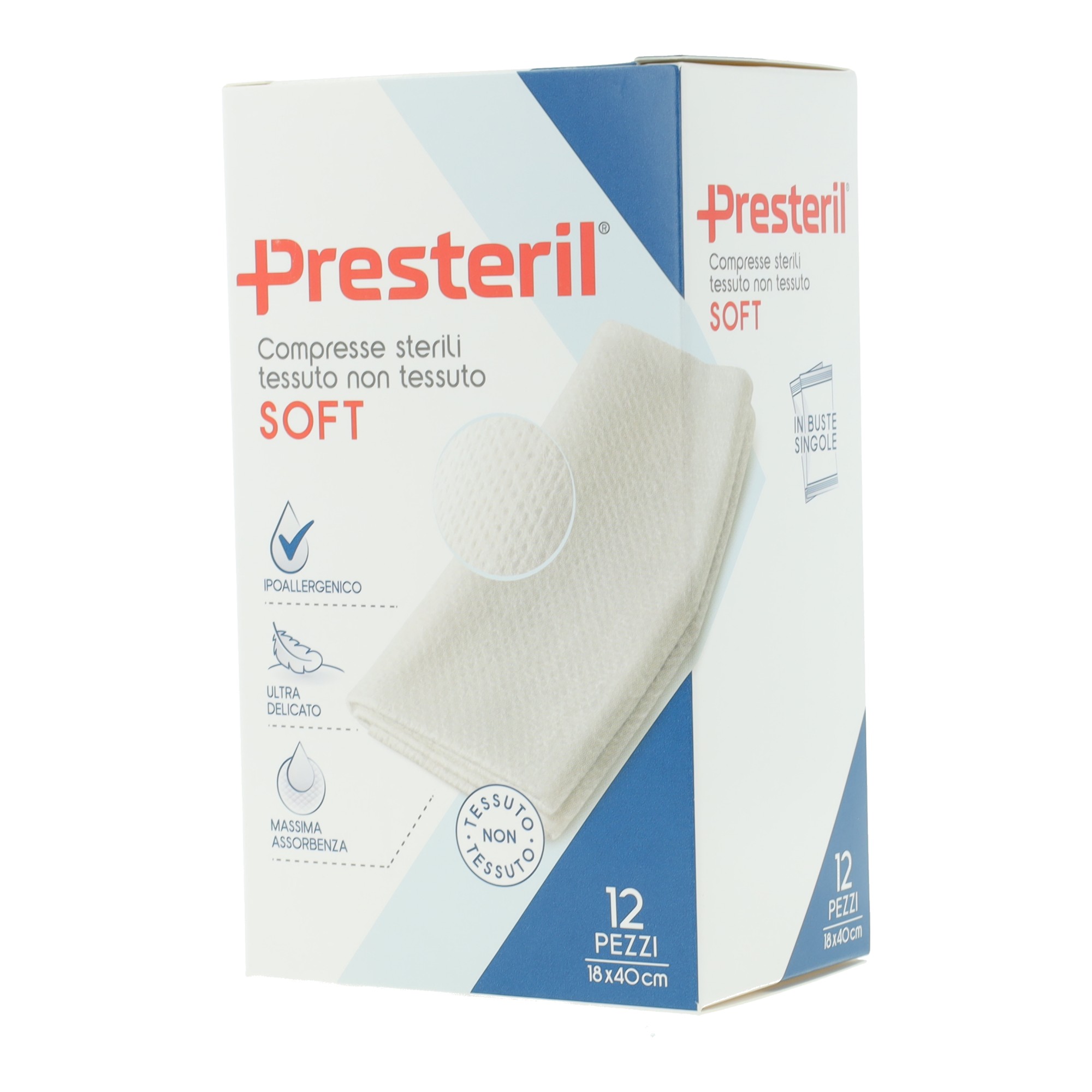 Compresse Sterili Tnt Medipresteril 18 X40 Cm 12 Pezzi