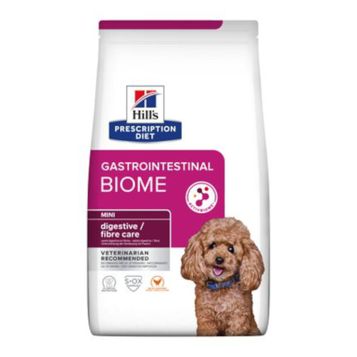 Hill's Prescription Diet Mini Gastrointestinal Biome Crocchette Per Cani Taglia Piccola 1 Kg-image