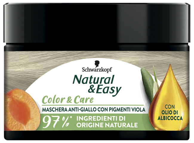 SCHWARZKOPF - Natural &amp; Easy - maschera anti-giallo 150 ml