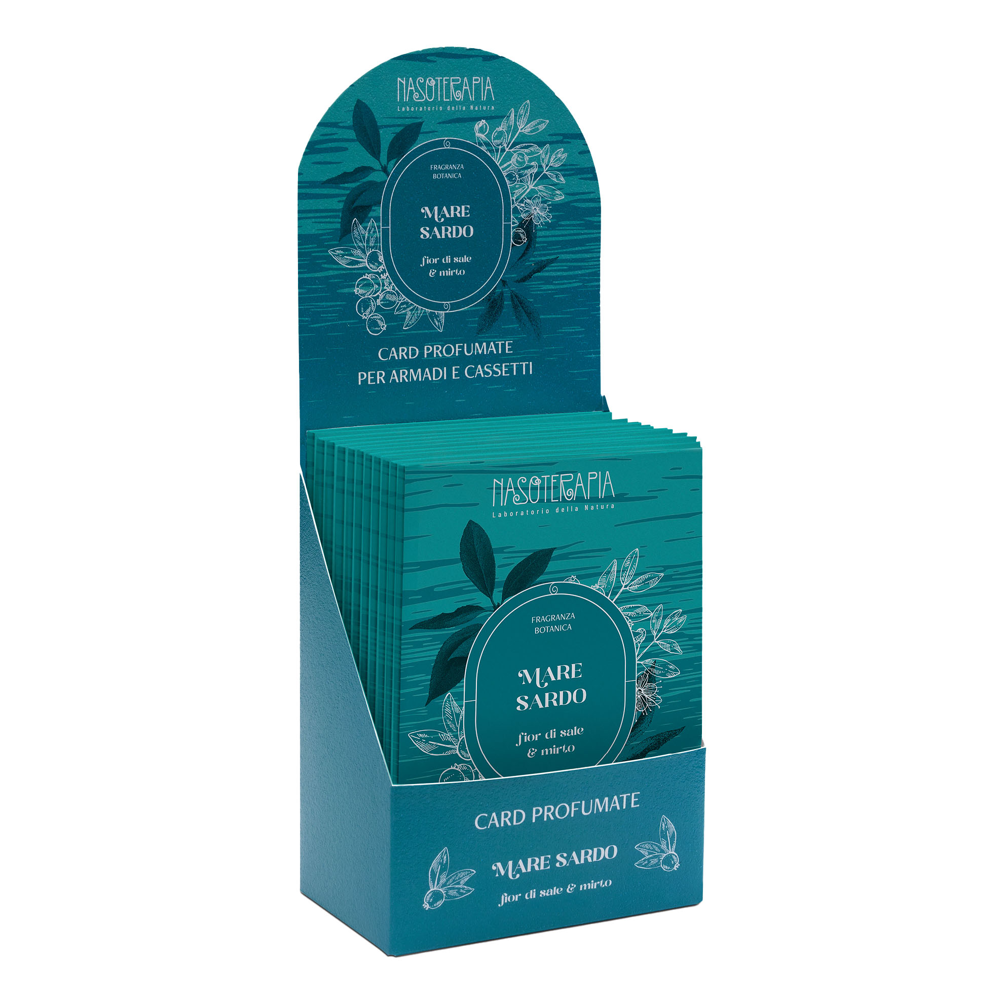 Display card profumata mare sardo 10 pezzi