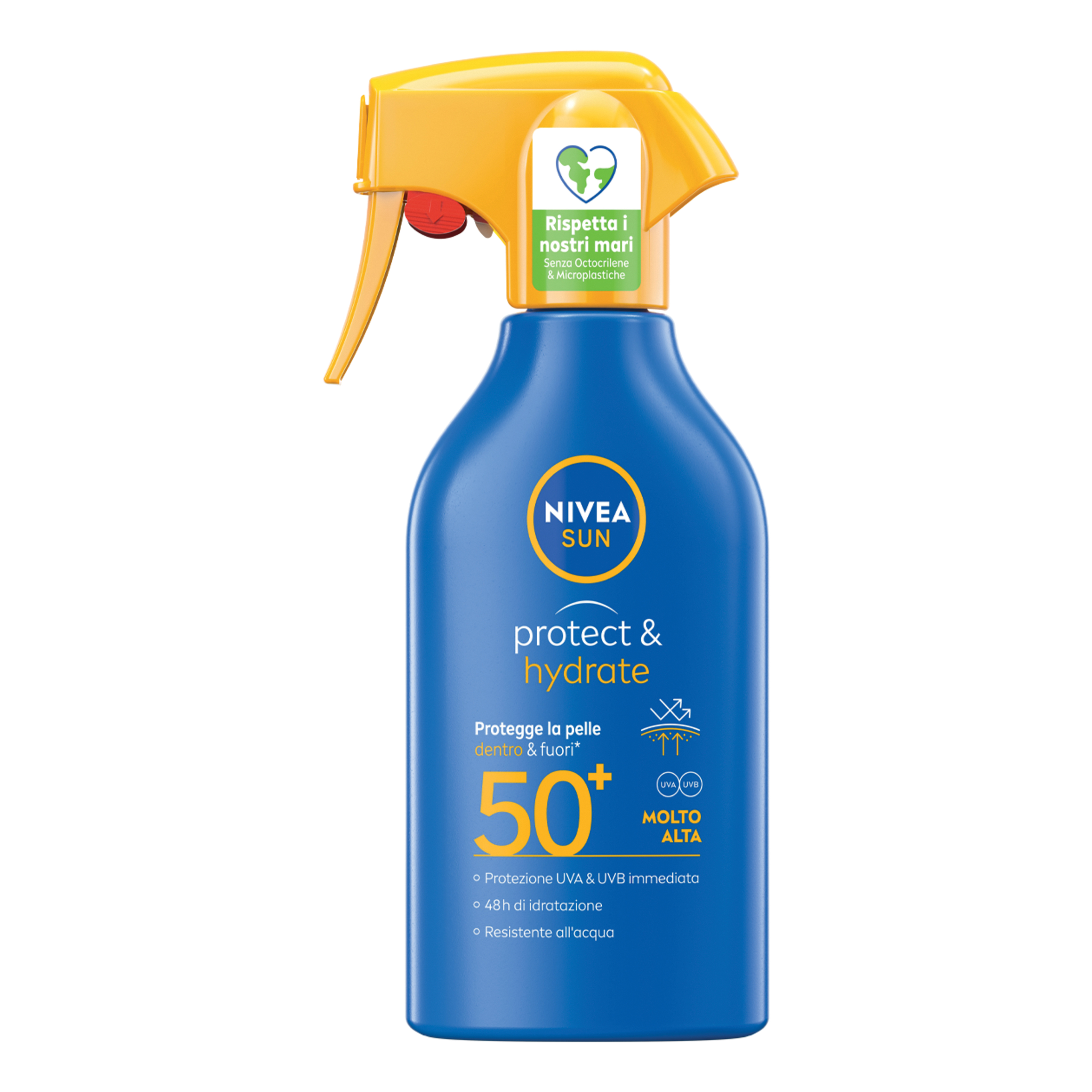 Nivea sun protect &amp; hydrate trigger fp50+ 270 ml