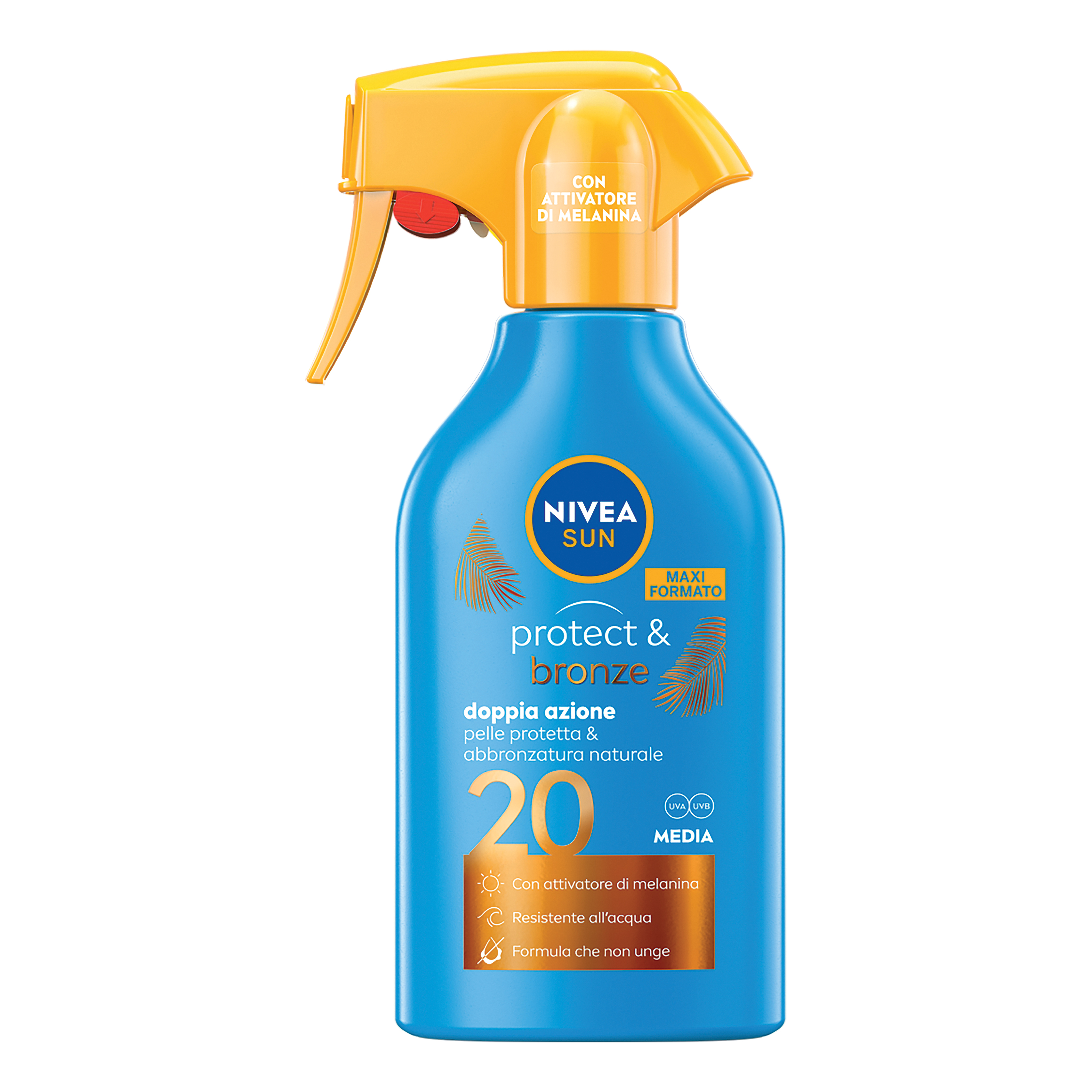 Nivea sun protect &amp; bronze trigger fp20 270 ml