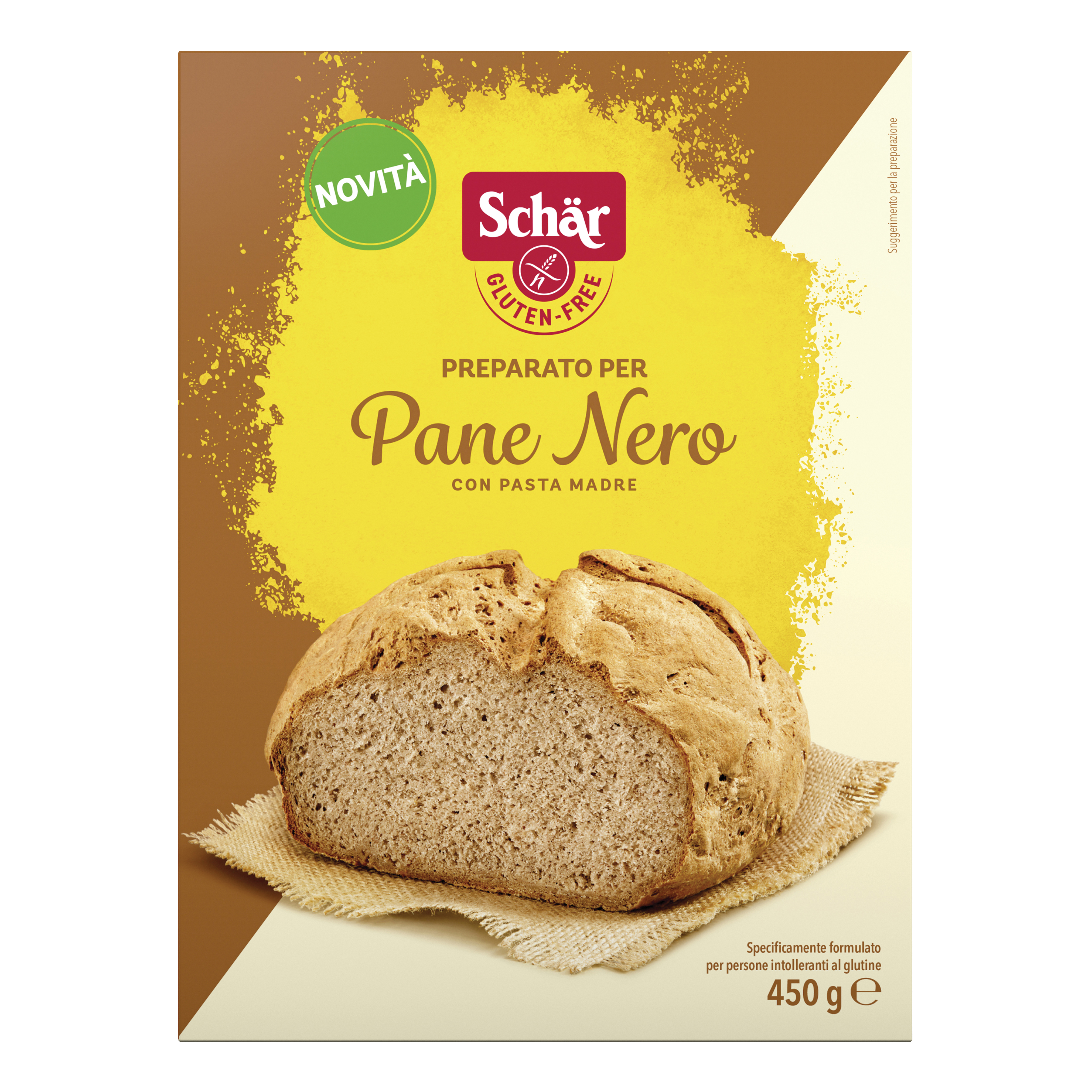Schar preparato pane nero 450 g