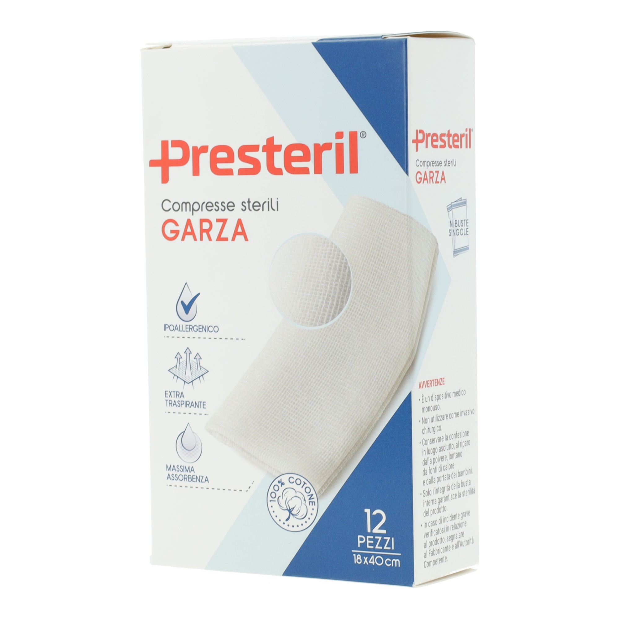 Garza medipresteril 12 8 18x40