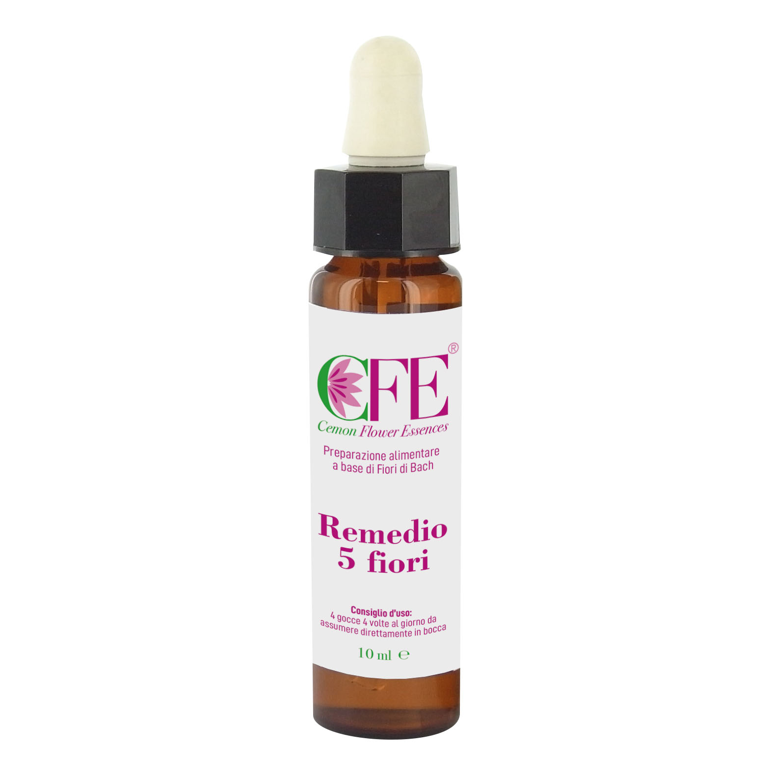 5 fiori rescue cemon flower essences stock bottle 10 ml