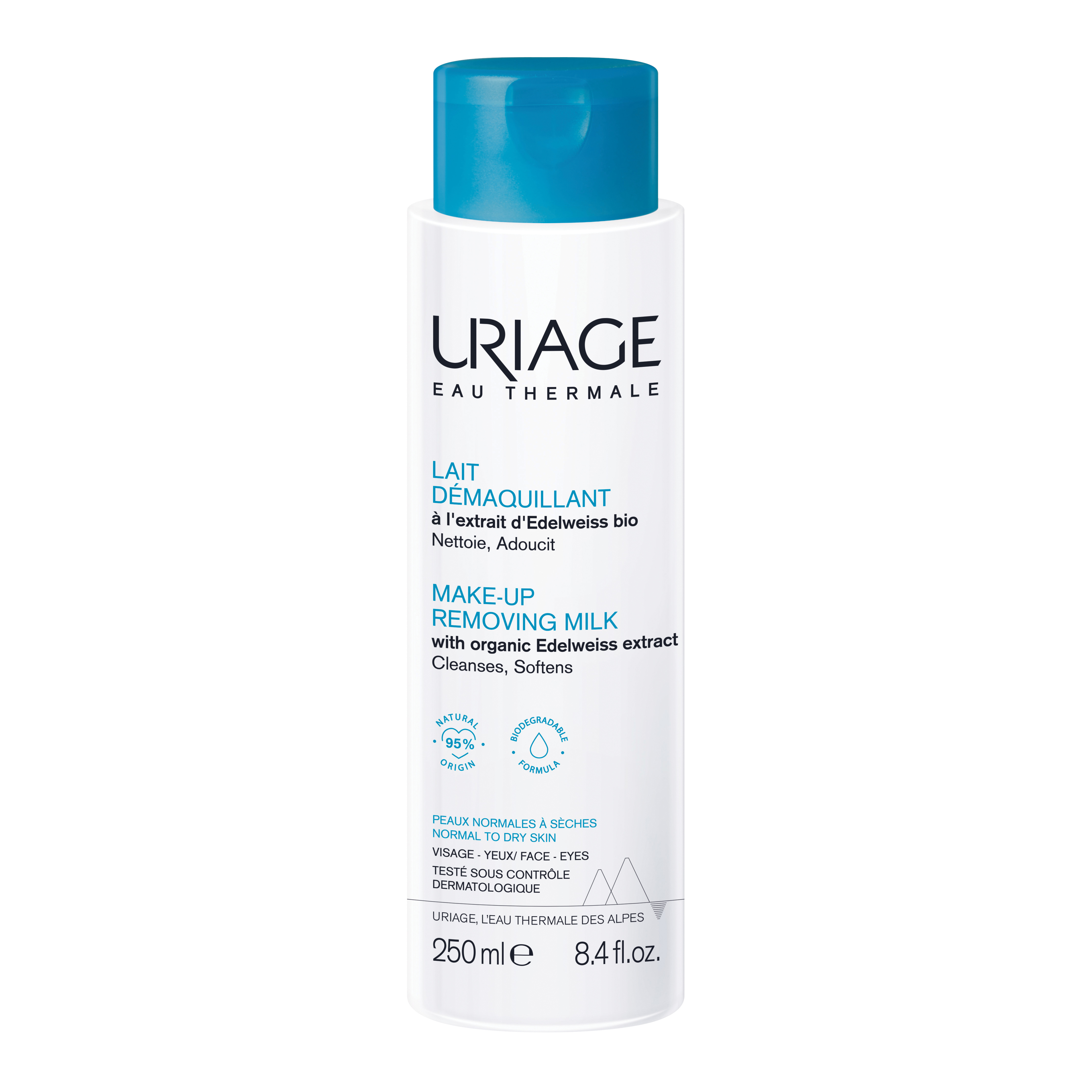 Uriage lait demaquillant flacone 250 ml
