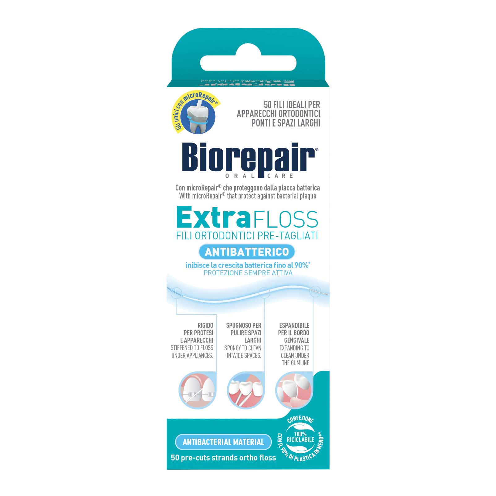 Biorepair extra floss 50 pezzi