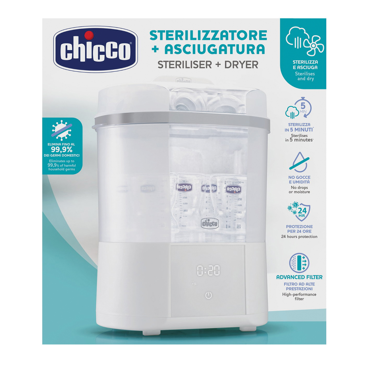 Chicco sterilizzatore e asciugatore